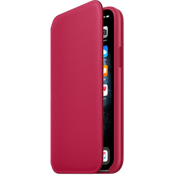 Funda para iPhone 11 Pro Folio de Piel color Frambuesa de Apple
