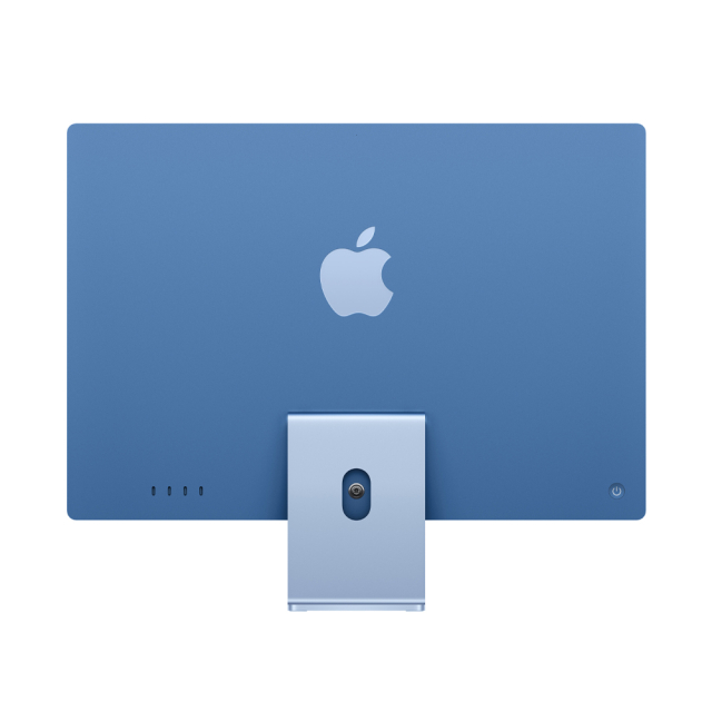 Apple iMac 24 pulgadas M4 azul vista trasera