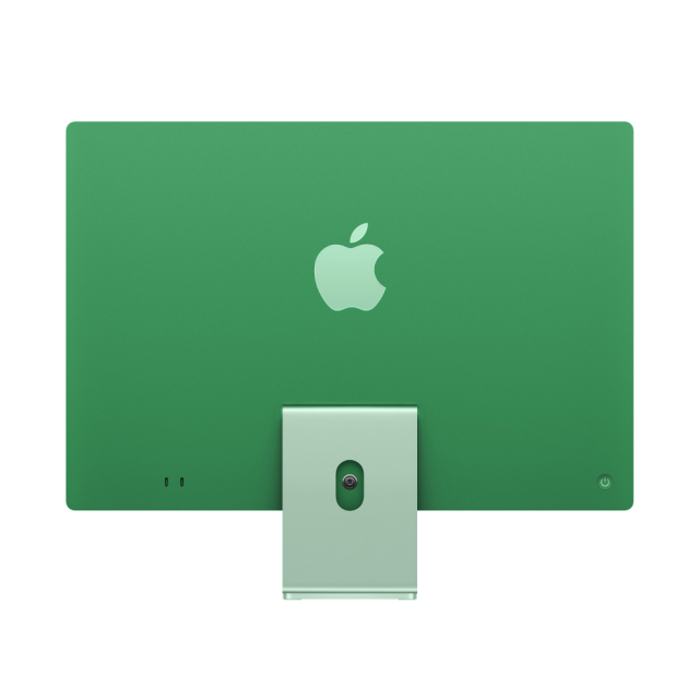 Apple iMac 24 pulgadas M4 verde vista trasera
