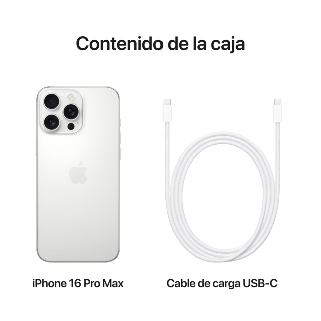 iPhone 16 Pro Max 512GB Titanio Blanco Ktuin