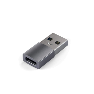 Adaptador USB-A a USB-C Gris espacial de Satechi 