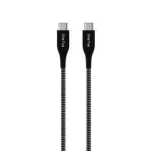 Cable USB-C a USB-C (2m) Negro de Puro