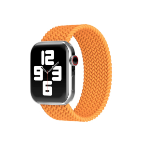 Correa para Apple Watch 38/40/41 mm Talla S Solo Loop trenzada Naranja de Stoband
