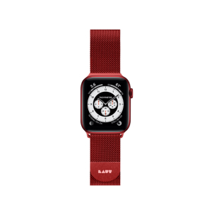 Correa para Apple Watch 42/44/45 Milanese Rojo de Laut