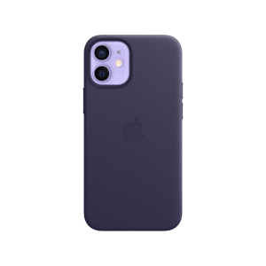 Funda para iPhone 12 mini Piel Violeta de Apple