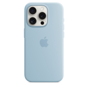 Funda iPhone 15 Pro Max Silicona Azul claro 