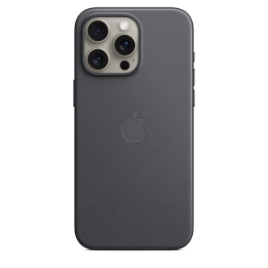 Funda para iPhone 15 Pro Max Trenzado fino Negro de Apple