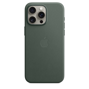 Funda para iPhone 15 Pro Max Trenzado fino Verde Perenne de Apple