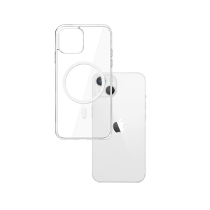 Funda para iPhone 15 Silicona MagSafe Transparente de 3mk