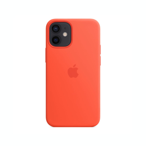 Funda para iPhone 12 mini Silicona Naranja Eléctrico de Apple