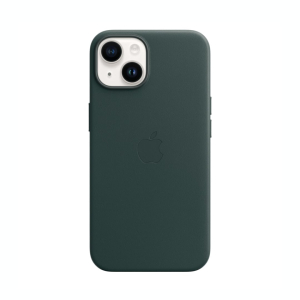 Funda para iPhone 14 Piel Verde bosque de Apple