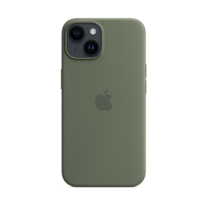 Funda para iPhone 14 Plus Silicona Verde oliva de Apple