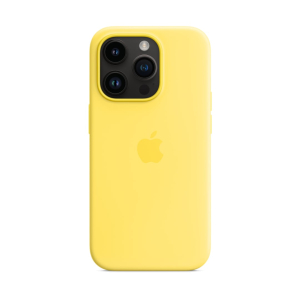 Funda para iPhone 14 Pro Silicona Amarillo canario de Apple
