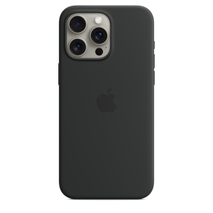 Funda para iPhone 15 Pro Max Silicona Negro de Apple