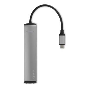 Hub USB-C 6 en 1 Plata de Epico