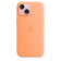 Funda para iPhone 15 Silicona Naranja sorbete de Apple
