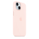 Funda para iPhone 15 Silicona Rosa claro de Apple