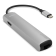 Hub USB-C 6 en 1 Plata de Epico