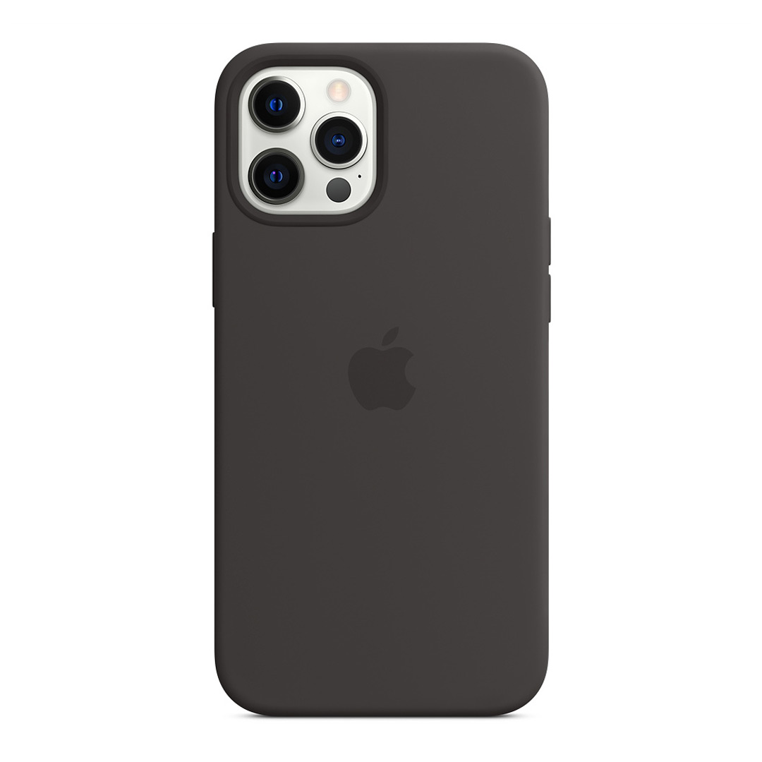 Funda para iPhone 12 Pro Max Silicona Negro de Apple | K-tuin