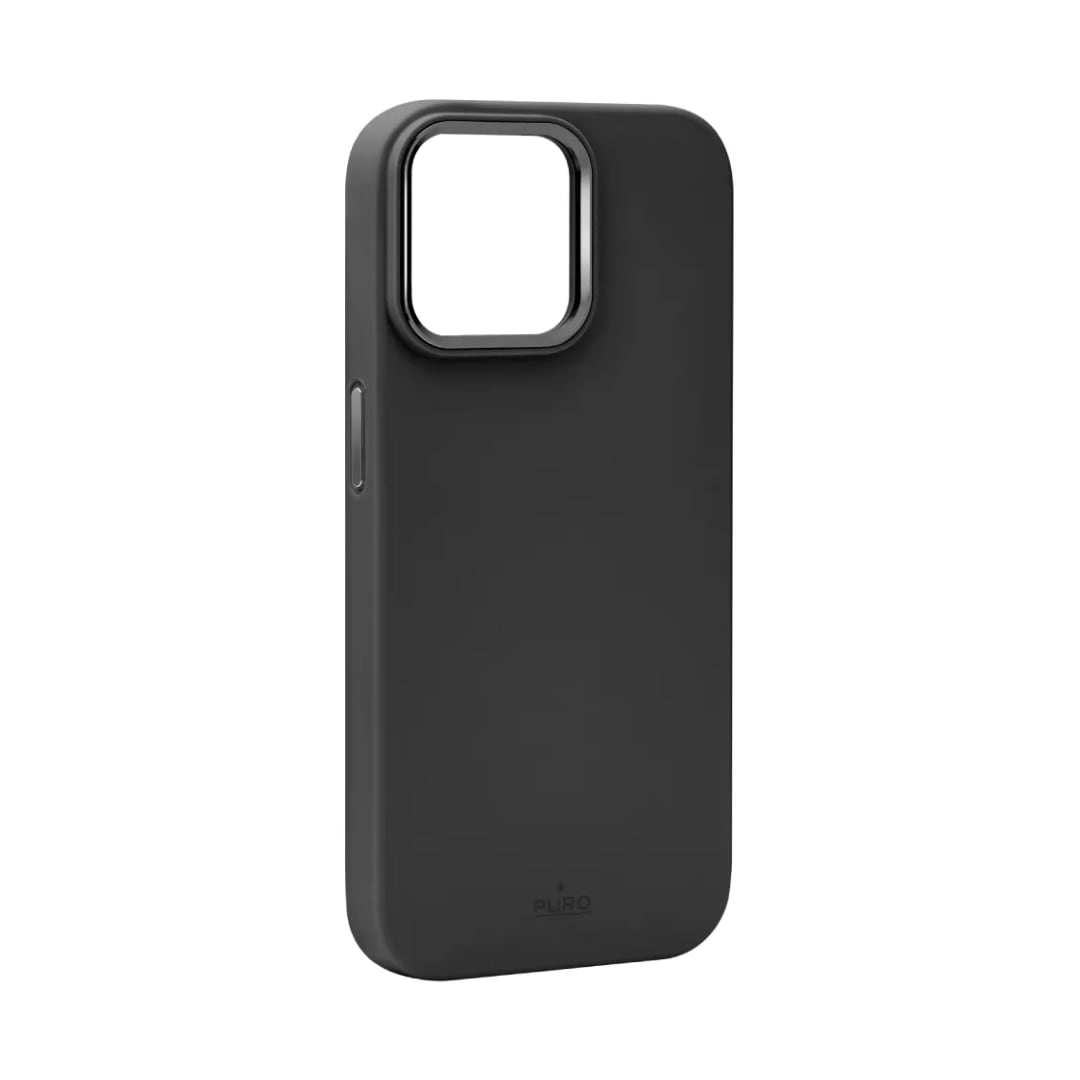 Funda de silicona con MagSafe para el iPhone 15 Plus - Negro