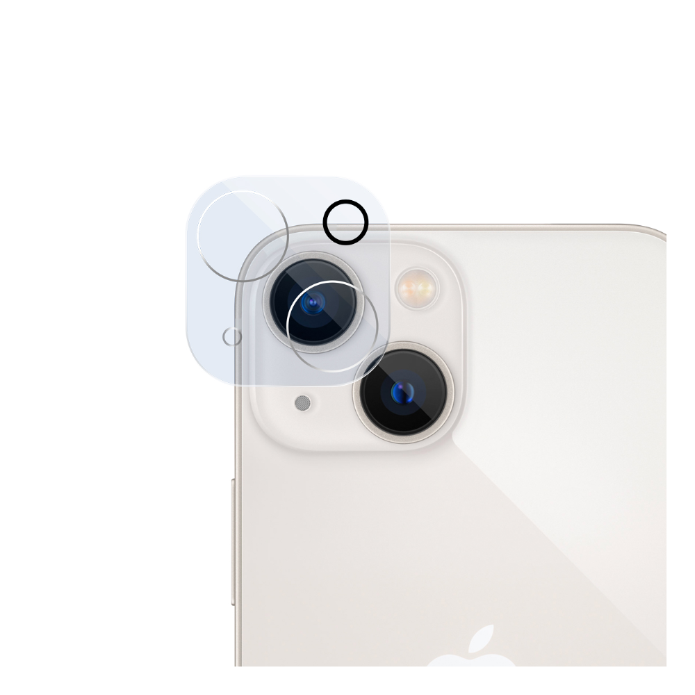  Protector de lente de cámara para iPhone 13 / iPhone 13 Mini,  protector de pantalla de vidrio templado, anillo individual de metal con  diamante para iPhone : Todo lo demás